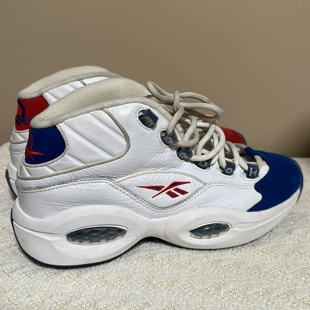 Allen Iverson Sneakers REEBOK Question Mid Double Cross (Blue/Red)
